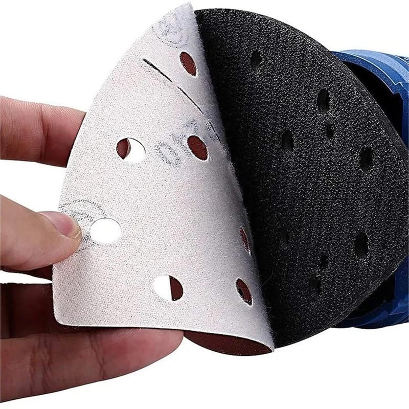 Sand Paper Sand Paper 60PCS 11Holes Mouse 40-2000 Grits Detail Sanding Sander Triangular Sandpaper(40) - Image 4