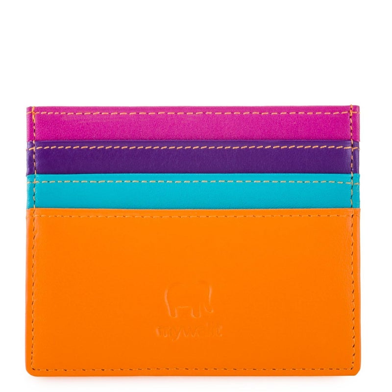 mywalit Multi-Color Leather Credit Card Holder | 3 Card Slots & ID Window Wallet - Image 4