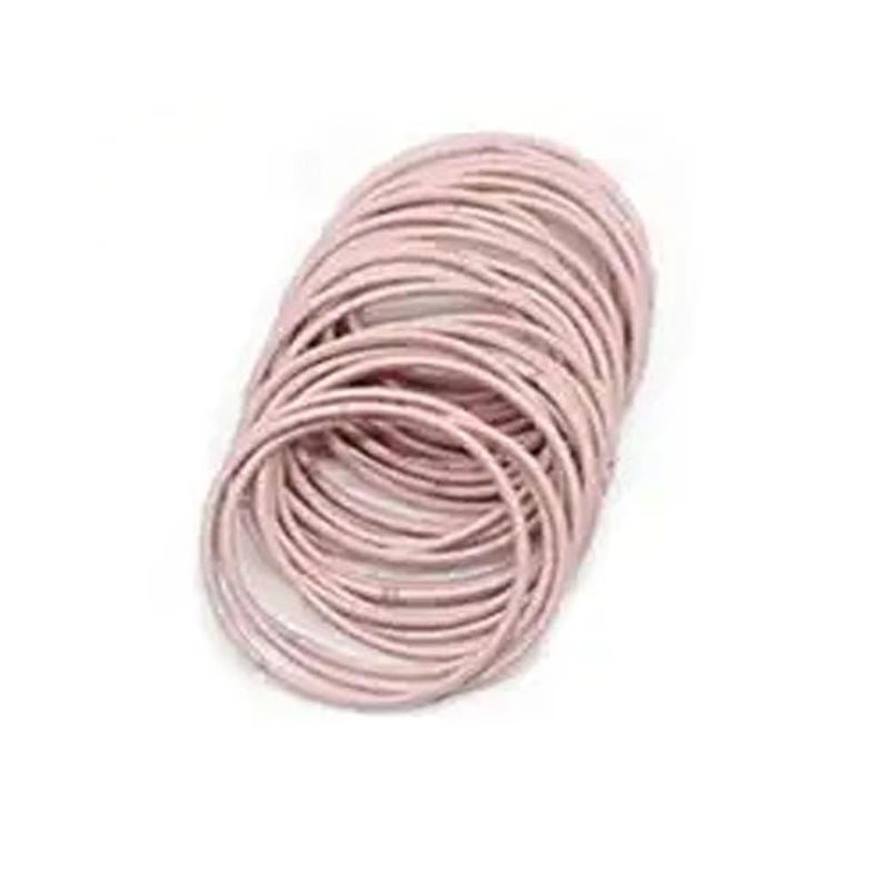 GITGRNTH Hair Band for Women & Girls - Rubber Band - Elastic Ponytail Hairband Ties Accessories Soft Cotton Stretchable Rubber Bands, Non-Slip For Medium, Thick & Thin Hair, Pain-Free (Multi-colored) (Rubber_30 Piec, Regular) - Image 1