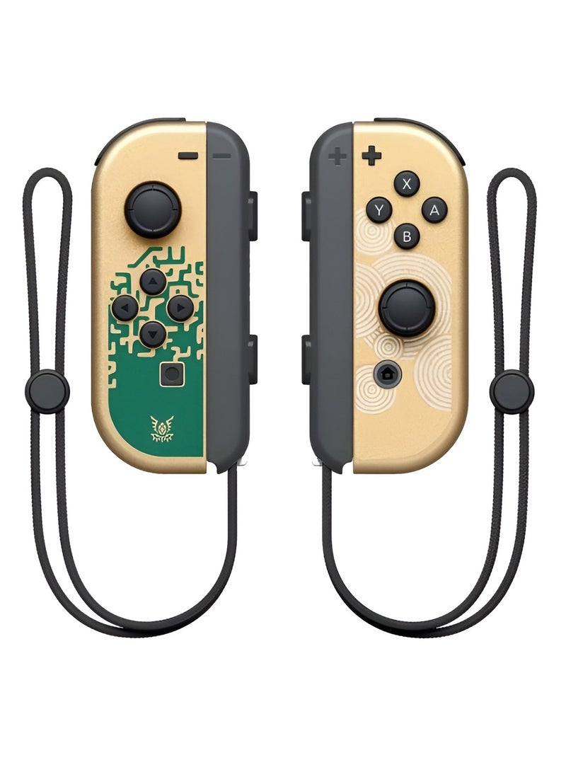Tears Of The Kingdom Joy Con Game Controller Compatible with Nintendo Switch and OLED Replacement for Switch Joy Pad Wireless Controllers Support Dual Vibration / Wake-up / Motion Control