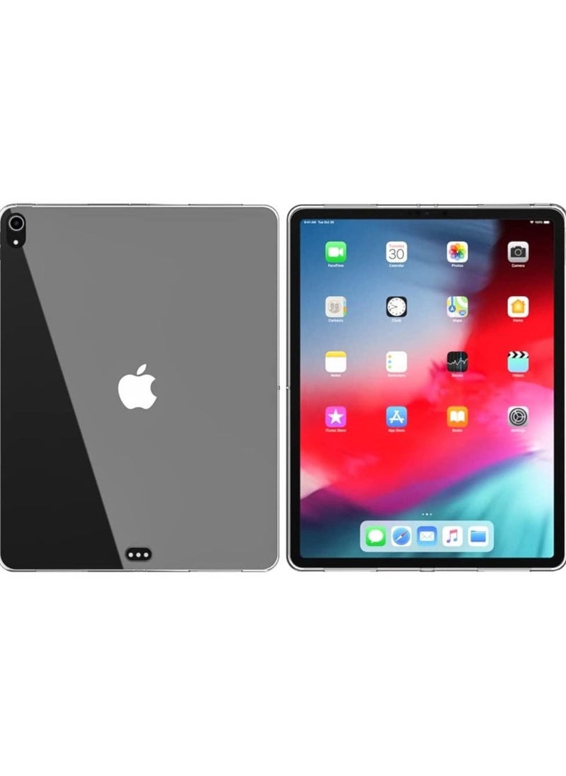 iPad Pro 12.9 inch Clear Case 2018,  Slim Design Flexible Soft TPU Protective Cover for iPad Pro 12.9" 2018 3rd Generation (Model: A1876/A2014/A1895/A1895) Tablet, Transparent - Image 2