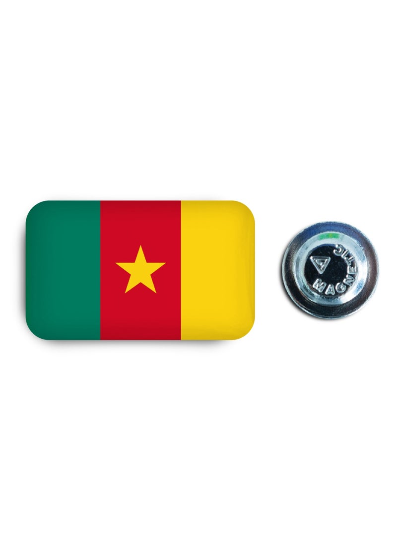 971ميديا شارة مغناطيسية بتصميم علم الكاميرون - Image 1