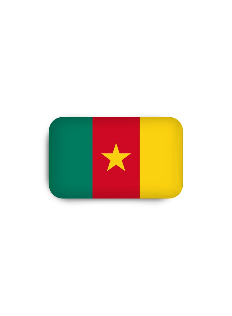 971ميديا شارة مغناطيسية بتصميم علم الكاميرون - Image 2