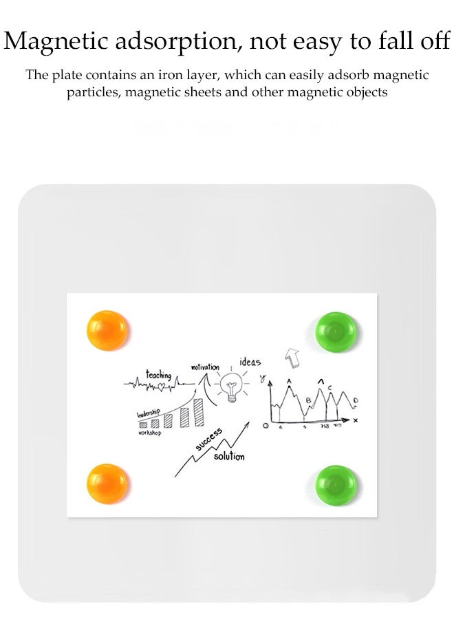 DUNISO Magnetic Whiteboard，Wall Mounted White Board with Pen Tray， Double Sided Dry Erase Board with Accessories Set，Durable，Washable，for Home Office School Notice Board，30*40cm  - Image 5