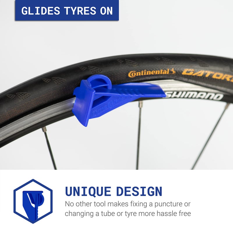 Rehook Tyre Glider - A Strong Portable Bicycle Tyre Replacement and Bike Tire Remover Tool - No More Tyre Levers or Tyre Changing Spoons to Repair Your Bike Tube - Image 4