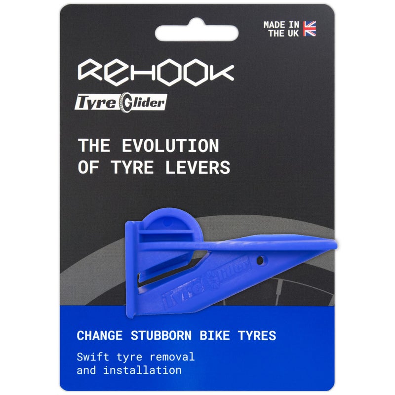 Rehook Tyre Glider - A Strong Portable Bicycle Tyre Replacement and Bike Tire Remover Tool - No More Tyre Levers or Tyre Changing Spoons to Repair Your Bike Tube - Image 1