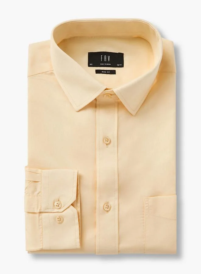 Splash FAV Set of 2 - Men Slim Fit Collared Long Sleeves Shirt