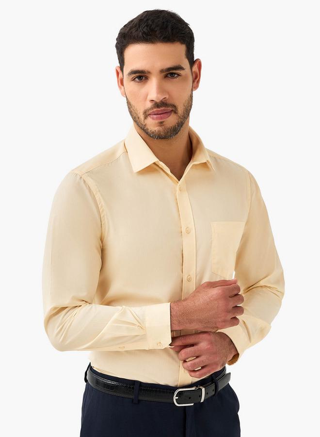 Splash FAV Set of 2 - Men Slim Fit Collared Long Sleeves Shirt - Image 4