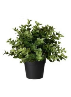 Generic Artificial Potted Plant Green/Black 