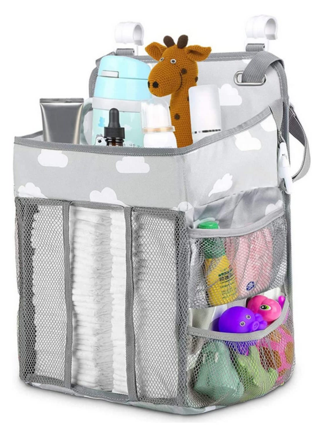 1pcs Baby Crib Hanging Storage Bag Diaper Nappy Organizer Cot Bed Organizer Bag Infant Essentials Diaper Caddy Kids Crib Bedding Sets
