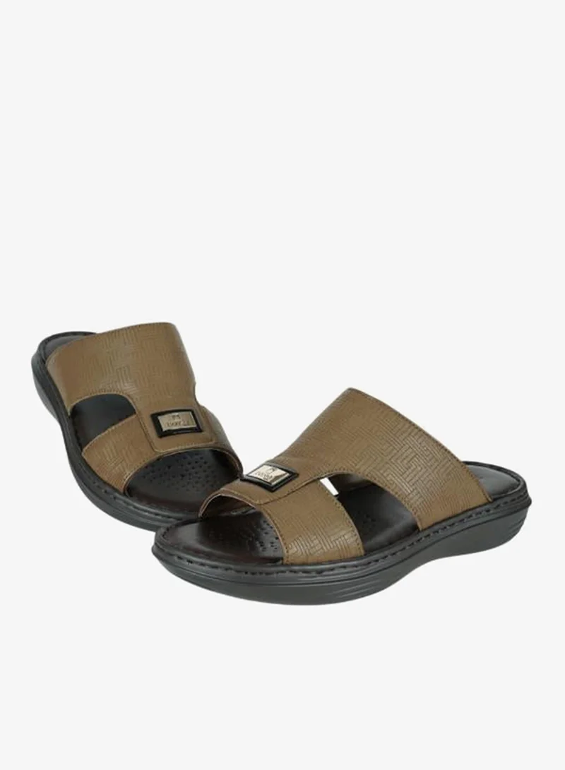 Barjeel Uno Khaki 008-3607 Barjeel Uno Mens Arabic Sandals 21410-61 Khaki for Men | Best Price UAE