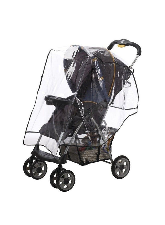Jeep Standard Stroller Rain Cover, Stroller Rain Cover, Baby Rain Cover, Stroller Accessories, Stroller Weather Shield, Universal Size, Waterproof, Windproof, Ventilation, Clear Vinyl Plastic - Image 3
