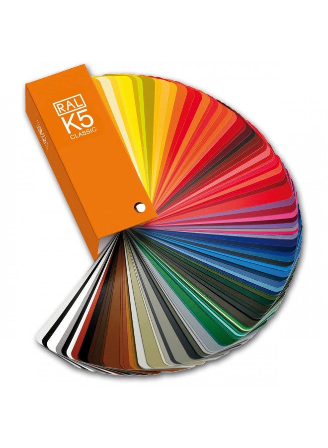 RAL K5 Color Chart, 215 Full Page Color Swatches, Gloss, 8 Languages - Image 2
