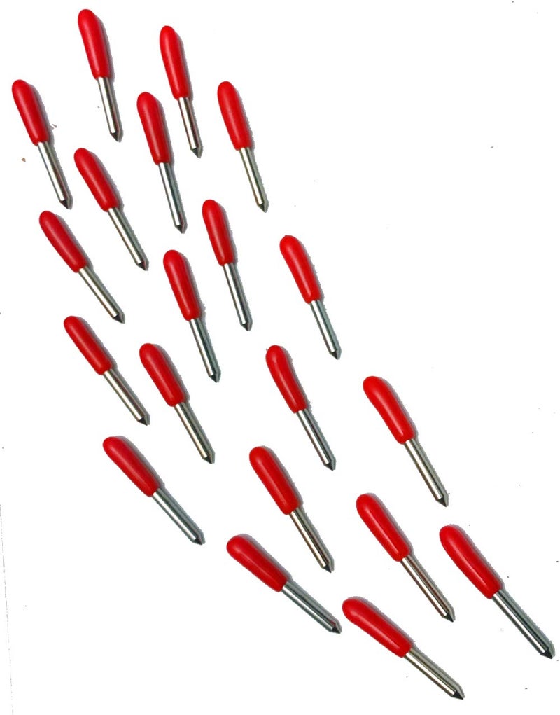 Bridge Cutters 20 Pack - Made in USA - Explore Replacement Blades Compatible Cricut Imagine Explore Air 2 Create Maker 3 Expression 45° Standard Vinyl Fabric Scrapbook Cutting Blades Replacements - Image 2