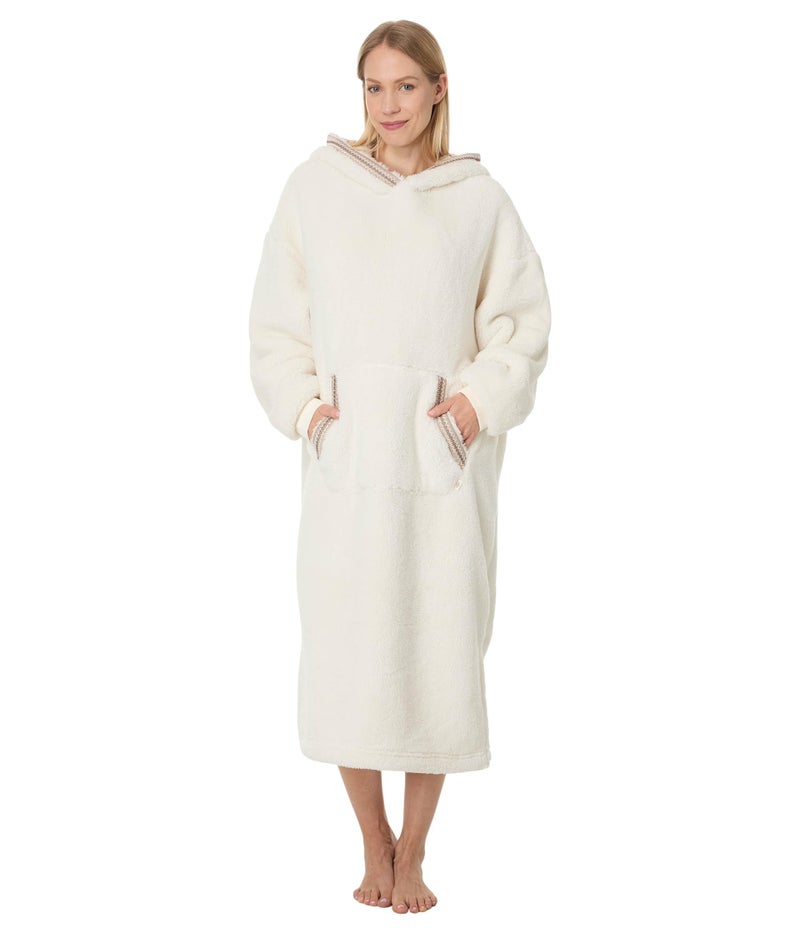 UGG Unisex Uggfluff Oversized Hoodie Sweater, Cream, S/M - Image 1