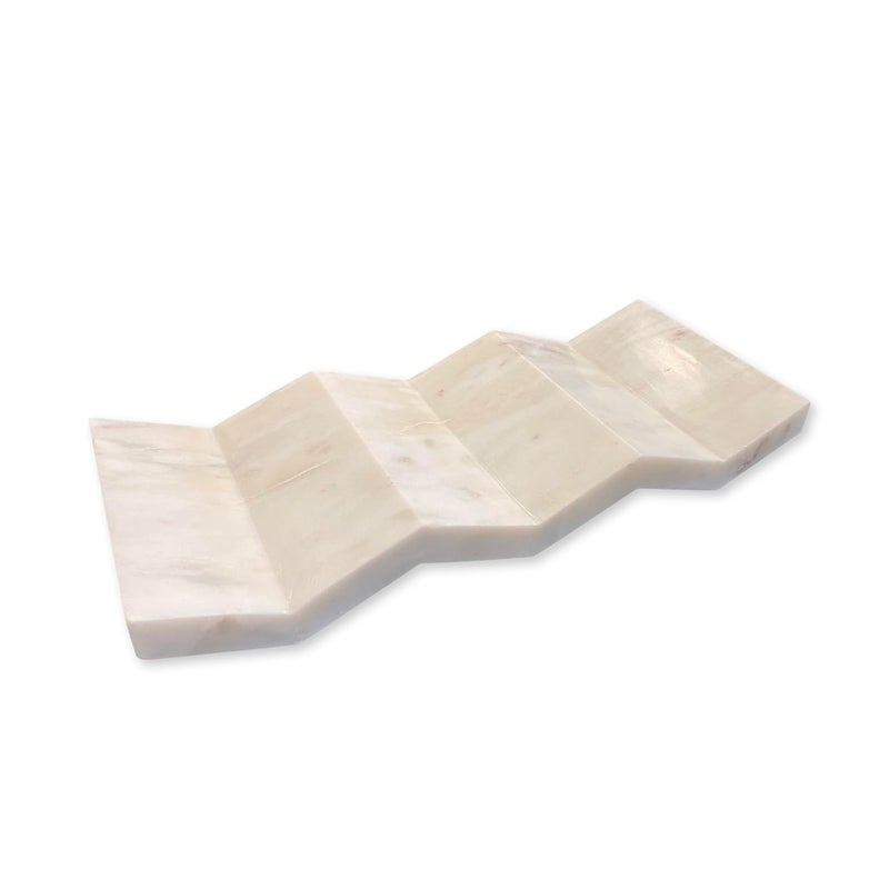 PAARKHI White Marble Exquisite Handy Marble Wine Rack - Image 1