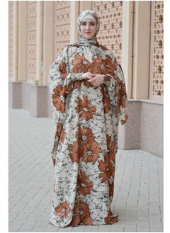 DAMAS COLLECTION P106-Ramadan Butterfly abaya with scarf from soft crepe,Muslim women abaya,ramadan prayer dress,wide abaya for women  - Image 1