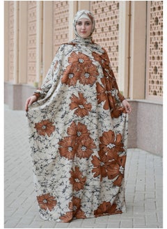 DAMAS COLLECTION P106-Ramadan Butterfly abaya with scarf from soft crepe,Muslim women abaya,ramadan prayer dress,wide abaya for women  - Image 3