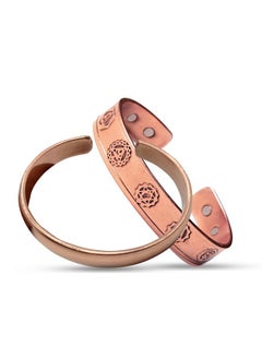 Wonder Care Wonder Care Copper Hand Bracelet For Women And Men|Copper Bracelet Women|Magnetic Copper Bracelet|Copper Cuff Bracelet|Copper Bracelet for Men  - Image 1
