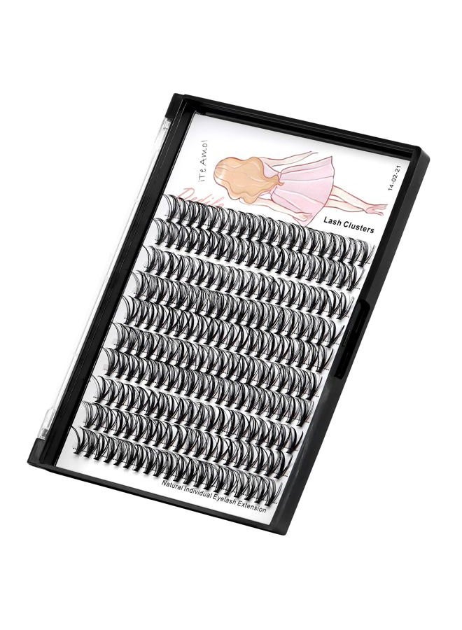 Dedila 8-22mm to Choose 20D/40D Individual False Eyelashes Makeup Cluster Eyelashes Thickness 0.07mm D Curl Natural long Black Soft Lightweight 3D Eye Lashes Extensions Dramatic Look (16mm) - Image 5