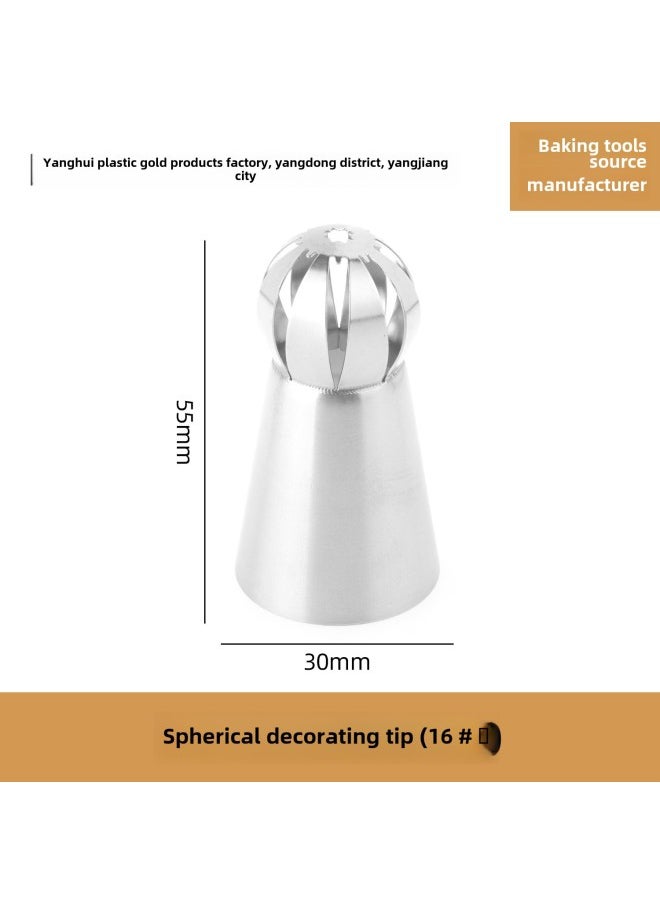 Generic Direct 304 Stainless Steel Piping Nozzle Torch Head Piping Nozzle Baking Tools-Color:16#  - Image 1