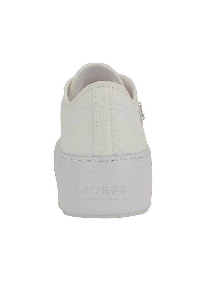 GUESS Women's Joezi Sneaker, White 140, 37 EU - Image 3