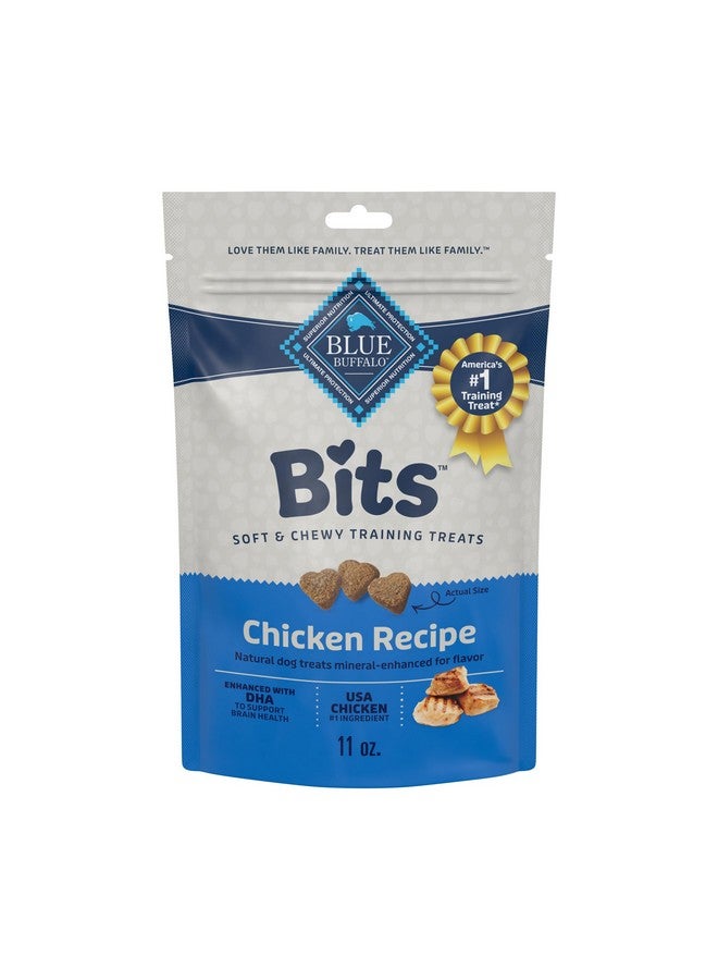 بلو بافلو مكافآت تدريب الكلاب الطبيعية الناعمة والرطبة من بلو بافالو بلو بيتس، وصفة دجاج، كيس 11 أونصة - Image 1