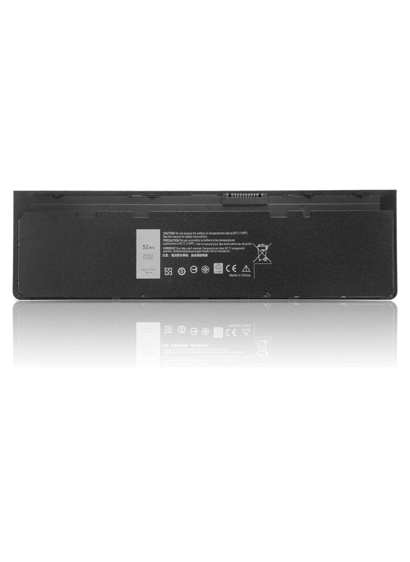 Generic Replacement Laptop Battery 7.4V 52WH VFV59 for Dell Latitude E7240 E7250 Notebook Series E7250 GVD76 WD52H F3G33 HJ8KP 451-BBFX 451-BBFW  - Image 1