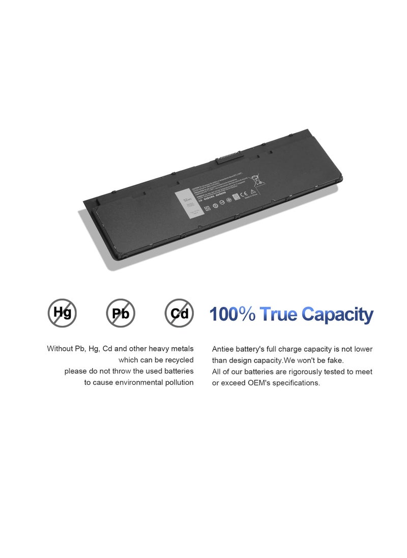 Generic Replacement Laptop Battery 7.4V 52WH VFV59 for Dell Latitude E7240 E7250 Notebook Series E7250 GVD76 WD52H F3G33 HJ8KP 451-BBFX 451-BBFW  - Image 4