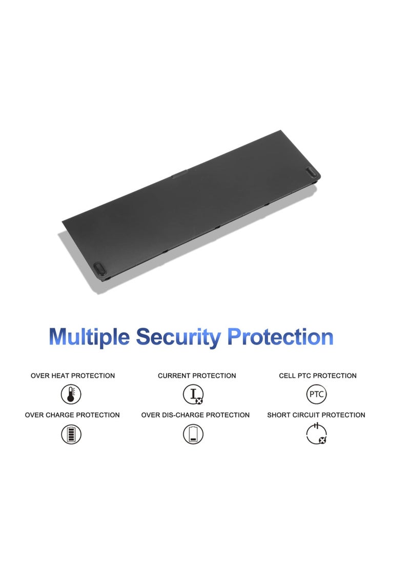 Generic Replacement Laptop Battery 7.4V 52WH VFV59 for Dell Latitude E7240 E7250 Notebook Series E7250 GVD76 WD52H F3G33 HJ8KP 451-BBFX 451-BBFW  - Image 5