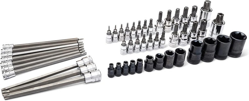 GEARWRENCH 49 Piece 14 38 12 Drive Torx Bit Socket Master Set  89087 - Image 3