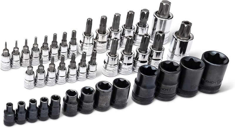 GEARWRENCH 49 Piece 14 38 12 Drive Torx Bit Socket Master Set  89087 - Image 4