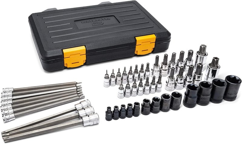 GEARWRENCH 49 Piece 14 38 12 Drive Torx Bit Socket Master Set  89087 - Image 1