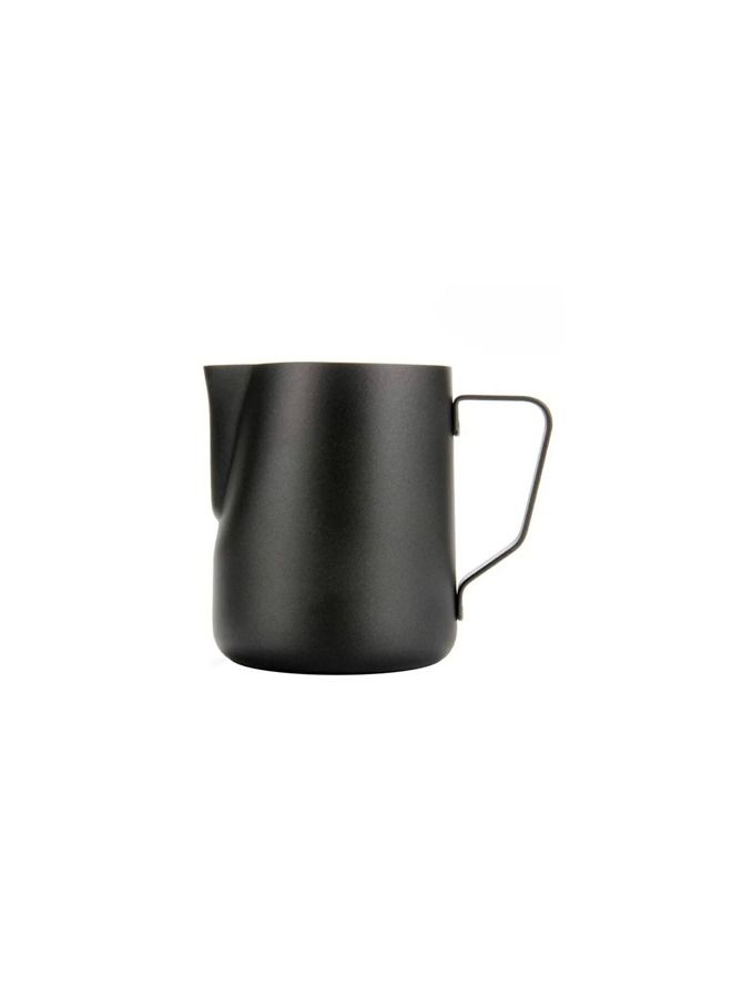 Stainless Steel Milk Frothing Pitcher Black 400ml  - Image 2