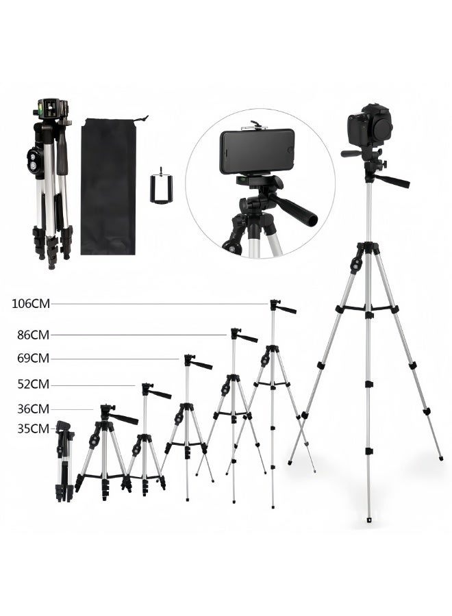 3888 Multifunctional Phone Tripod Portable Outdoor Live Streaming Tripod Stand for Photography Video Recording Stable Support Essential - Image 3