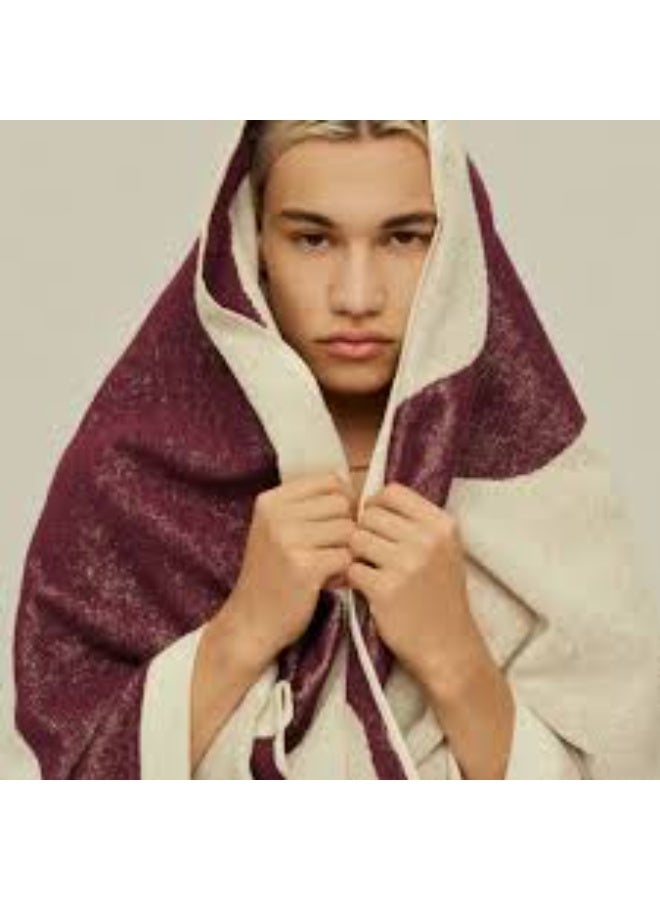 OAS Burgundy Bone Towel 1 piece - Image 3