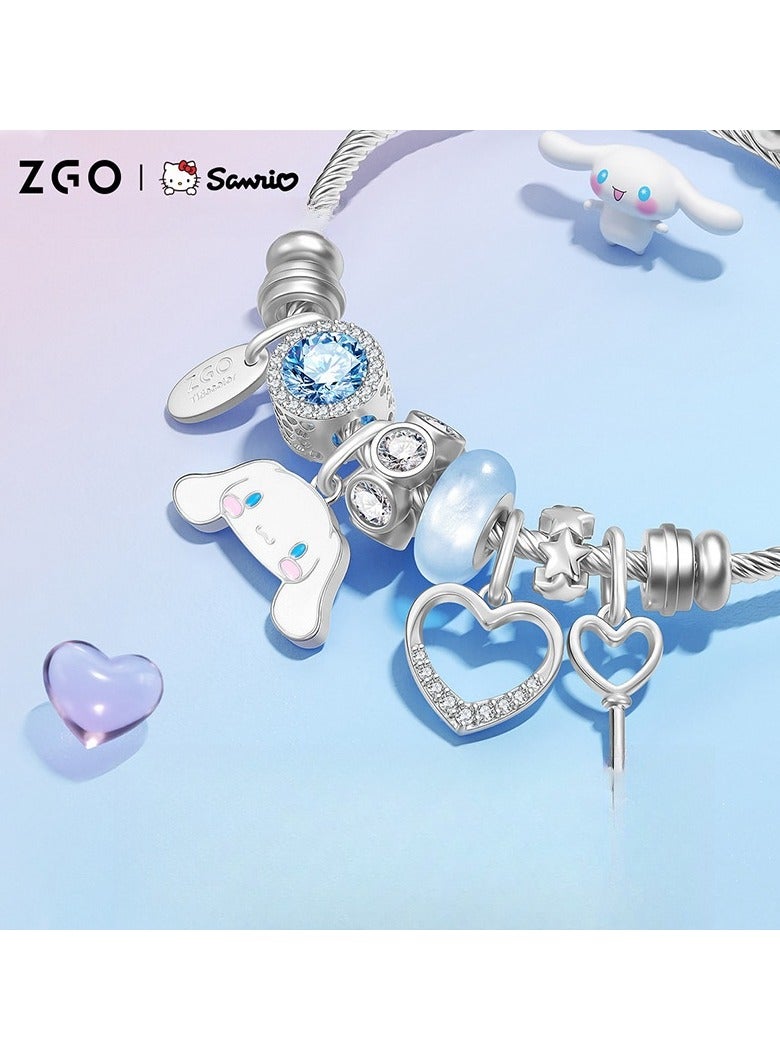 ZGO سوار من الفضة الخالصة، هدية عيد ميلاد وبداية الدراسة، مجوهرات رائعة  - Image 4