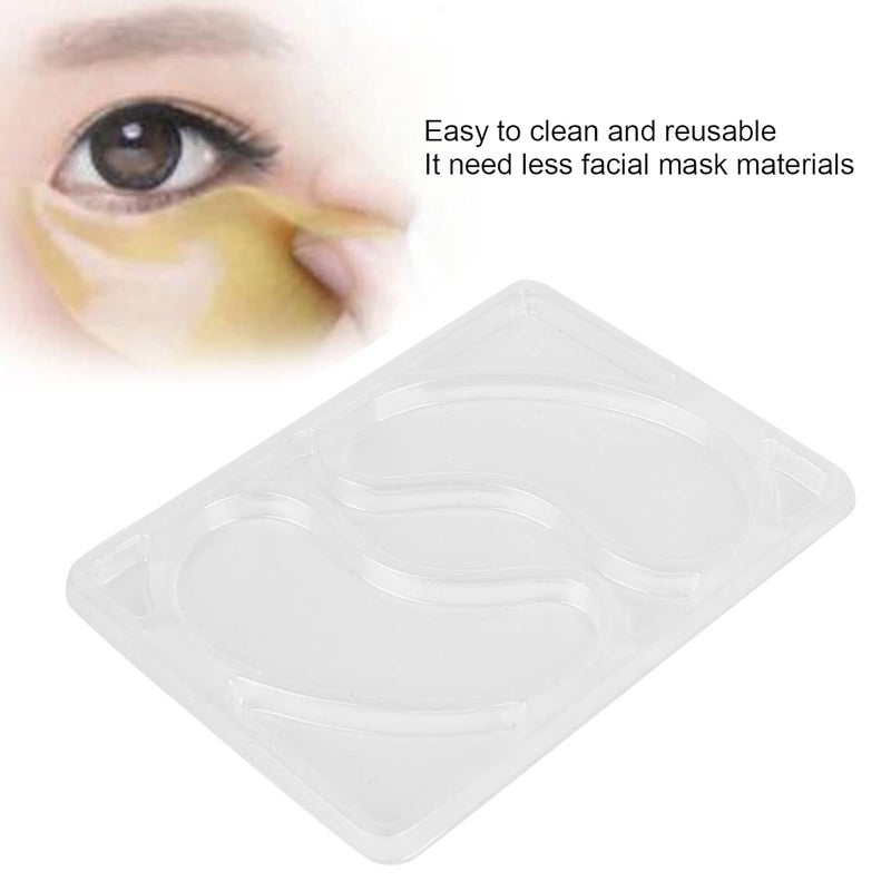 klarako 5Pcs Reusable Eye Mask Mold for DIY Face Mask Machine, Multifunctional Mask Patch Mold Portable Eye Patch Tray, DIY Facial Mask Machine Maker Accessory Tool - Image 3