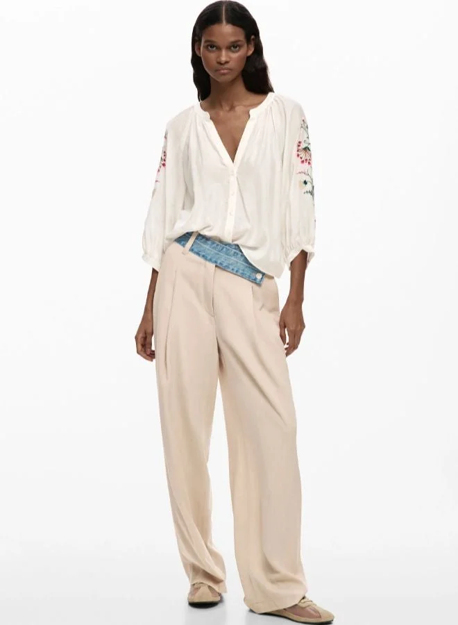 DESIGUAL Woman Woven Blouse 3/4 Sleeve