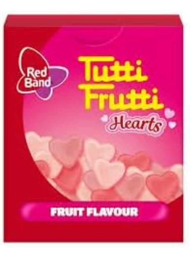Tutti Frutti Hearts Candy – Colorful Fruit-Flavored Heart Sweets, 15 Pieces | Fun, Chewy & Delicious Treats for Kids & Adults - Image 2
