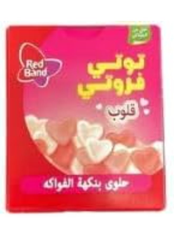 Tutti Frutti Hearts Candy – Colorful Fruit-Flavored Heart Sweets, 15 Pieces | Fun, Chewy & Delicious Treats for Kids & Adults - Image 3