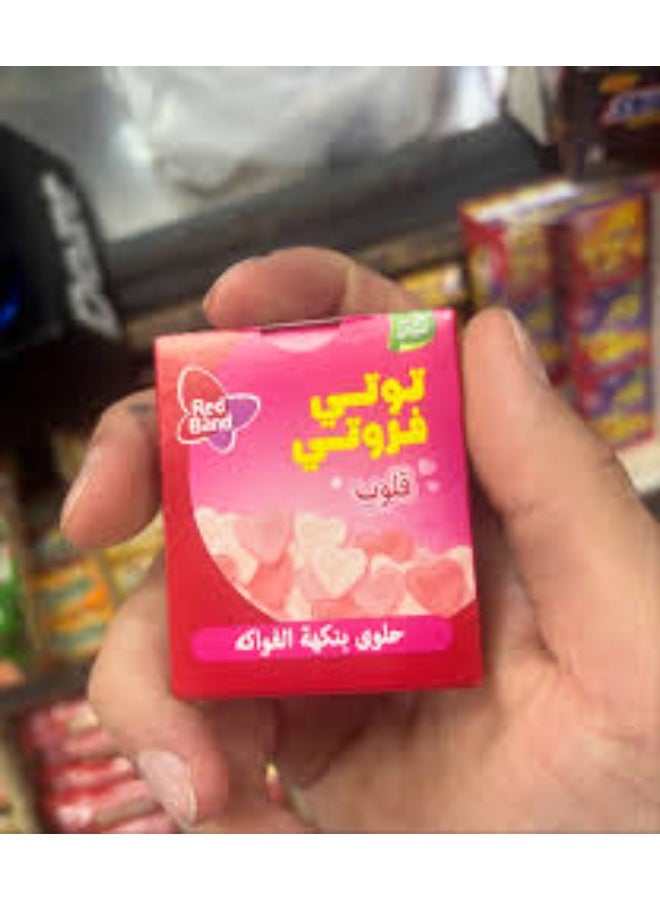 Tutti Frutti Hearts Candy – Colorful Fruit-Flavored Heart Sweets, 15 Pieces | Fun, Chewy & Delicious Treats for Kids & Adults - Image 4