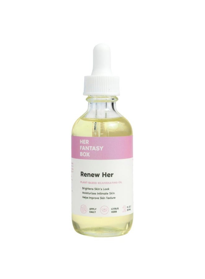 Her Fantasy Box Renew Her | Natural Rejuvenating Yoni Oil for Dark Spots, Ingrown Hair, and Skin Brightening - Nourishing, Moisturizing Formula for All Skin Types - Image 1