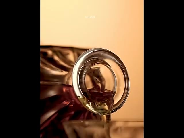 NeWine NeWine 5 Piece Whisky Decanter Set 1 Decanter with 4 Glasses 850ml Decanter 300ml Glasses Stylish Design for Liquor Scotch and More  - Image 5