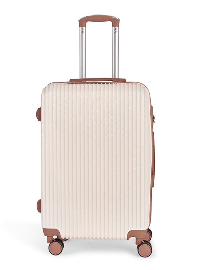 LIMRA Luggage set 6 pieces travel Bags with a distinctive design from limra Beige/Gold - Image 4