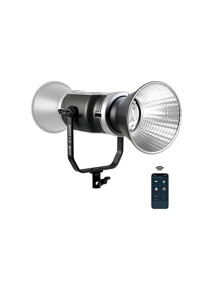 GVM ST200R Dual Side RGB + Bi-Color COB LED Video Light – Adjustable 3200K–5600K, CRI 97+, Dimmable, Professional Studio & On-Location Lighting for Photography & Videography - Image 1