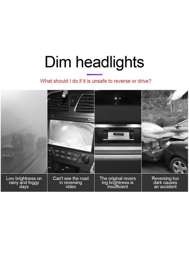 HIPOPY 2PCS LED License Plate Light, 12V/24V Waterproof 6-SMD License Plate Lamp Tail Light for Most Cars, Trucks, Trailer, Buses, Step Courtesy Light, Dome/Cargo Lights (White) - Image 3