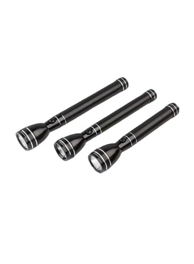 Denx 3 in 1 Rechargeable LED Flashlight 360 Lumens High Brightness Torch Portable Handheld Light 5W Long Battery Backup 6 Hours Runtime for Camping Hiking Emergency Outdoor Use Black - Image 4