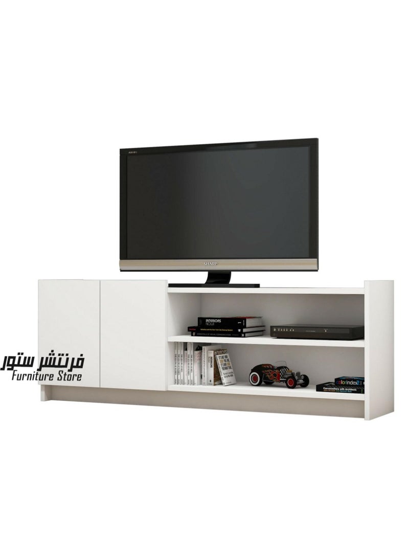 فرنتشر ستور وحدة تليفزيون مودرن - ارتفاع 50 سم - عرض 140 سم - عمق 28 سم ، من فرنتشر ستور.  - Image 4
