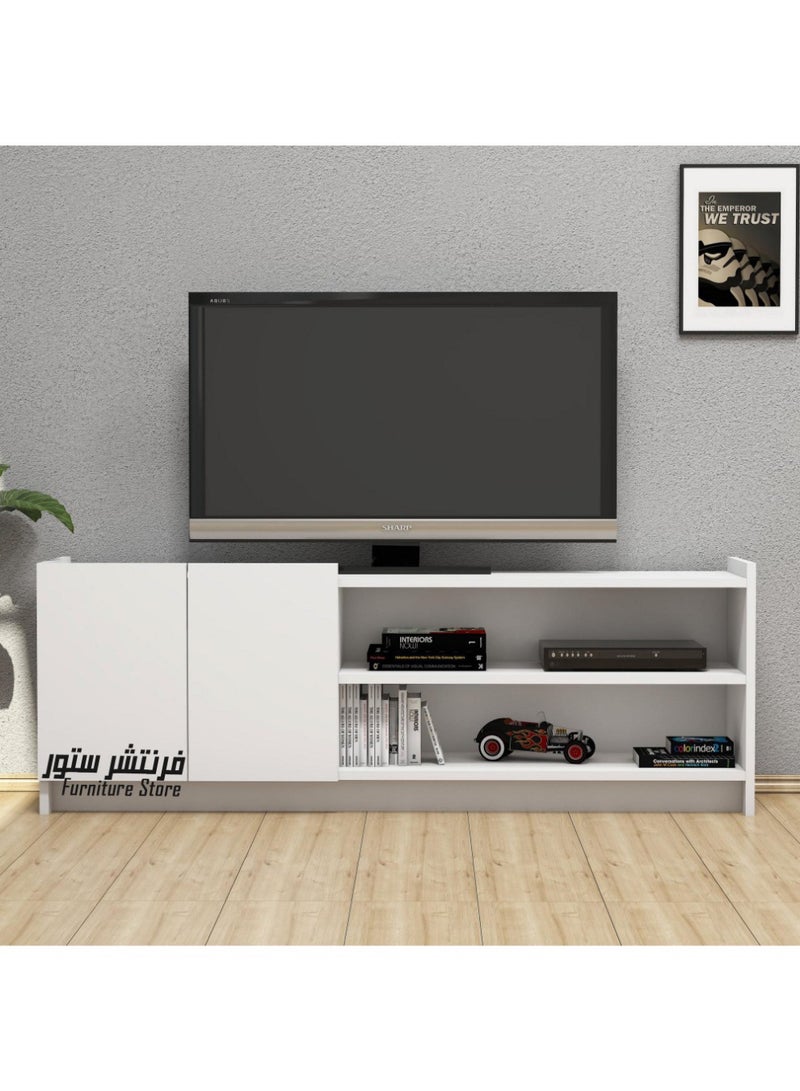 فرنتشر ستور وحدة تليفزيون مودرن - ارتفاع 50 سم - عرض 140 سم - عمق 28 سم ، من فرنتشر ستور.  - Image 5
